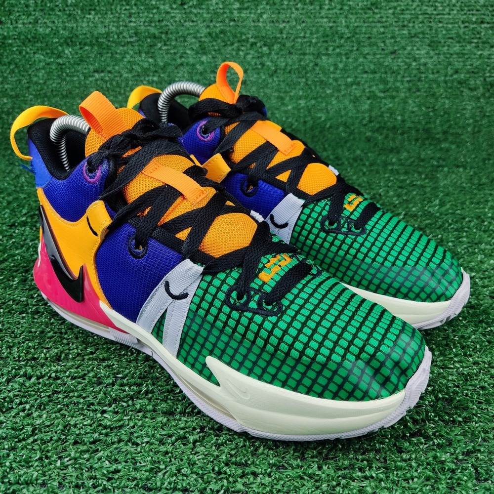 Nike Basketball Shoes Youth 5Y Multi LeBron Witness 7 GS FQ8170-585 Sneakers